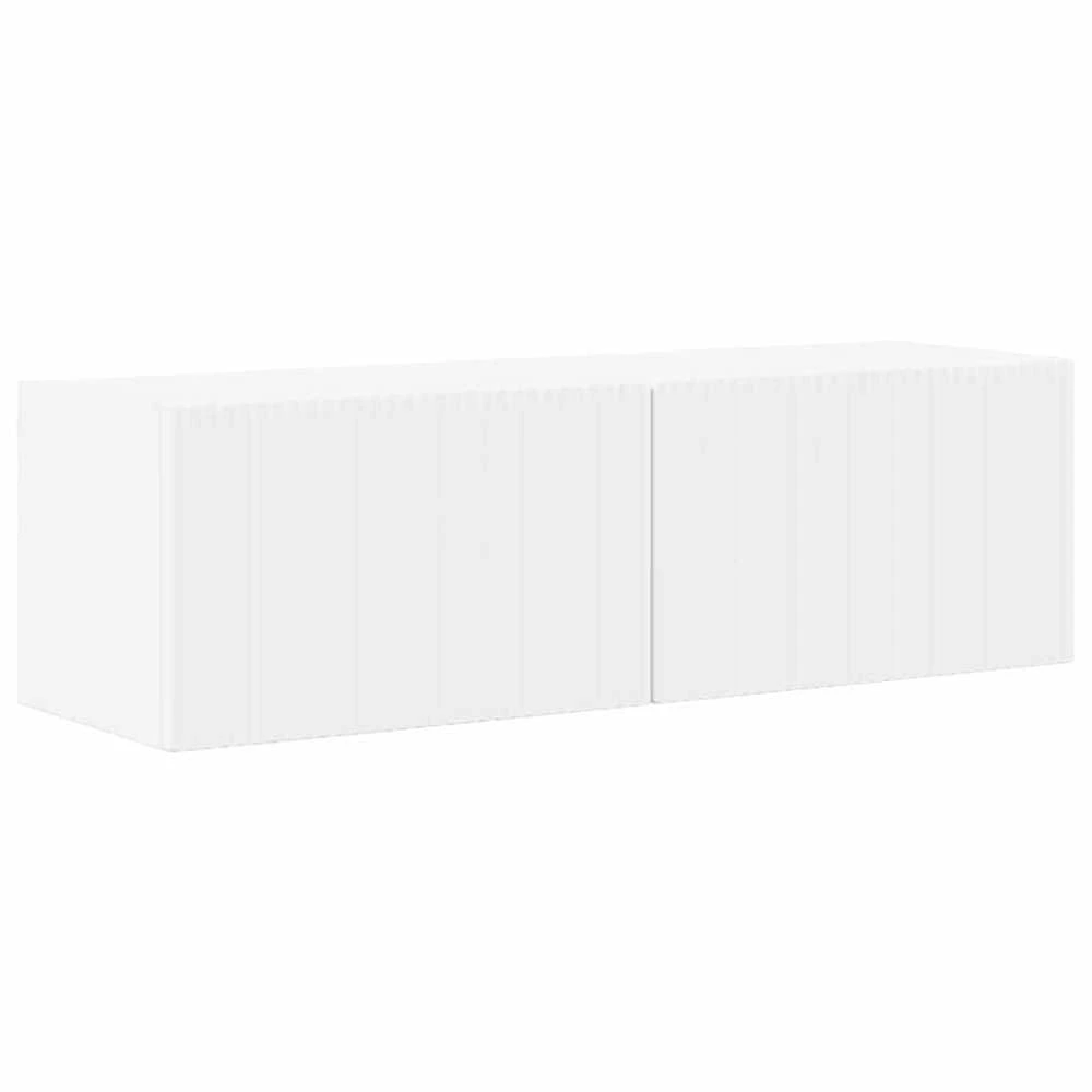 TV staliukas TV sieninė spintelė Balta 98 x 31 x 29,5 cm Apdirbta mediena