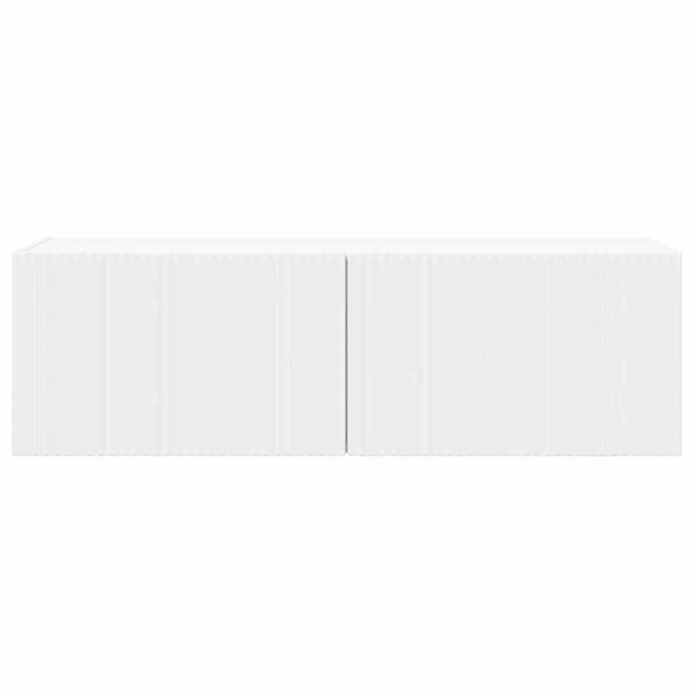 TV staliukas TV sieninė spintelė Balta 98 x 31 x 29,5 cm Apdirbta mediena