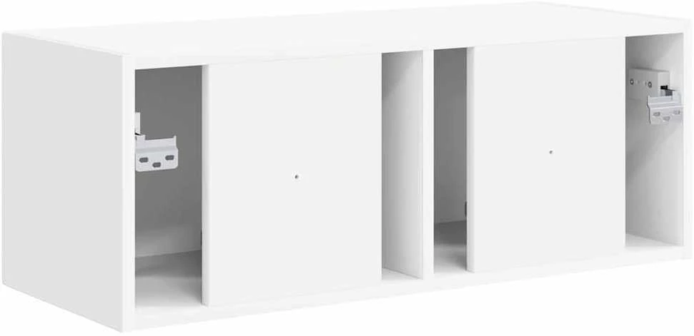 TV staliukas TV sieninė spintelė 78,5 x 30 x 29,5 cm Balta Apdirbta mediena