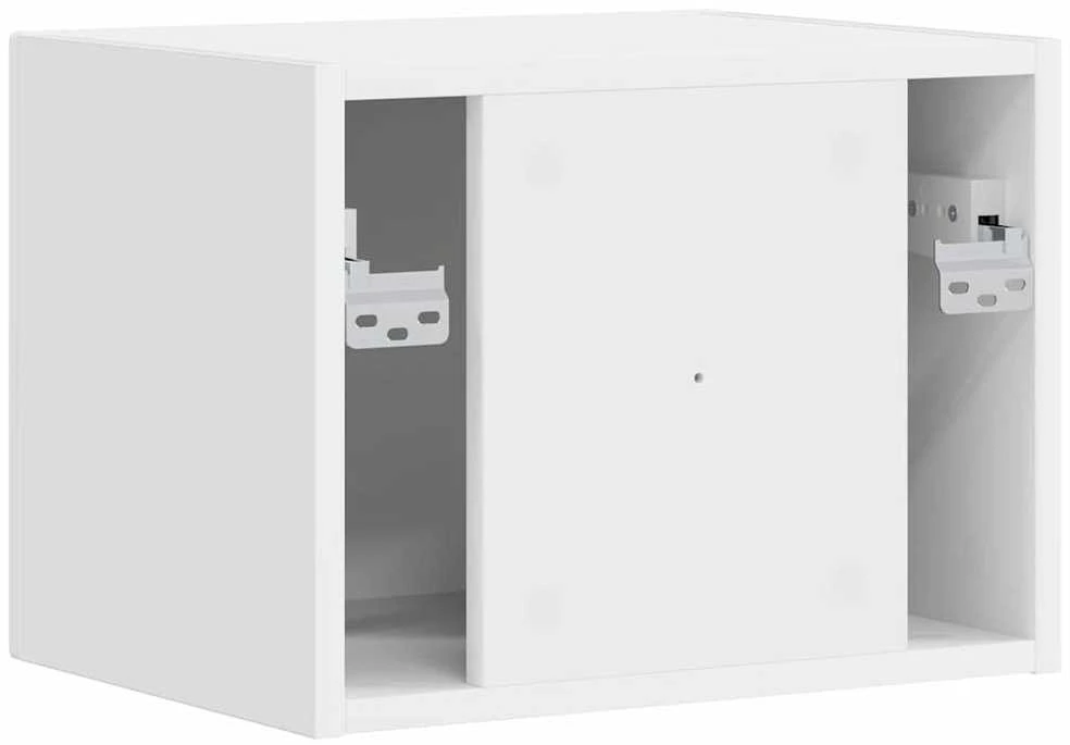TV staliukas TV sieninė spintelė 39 x 31 x 29,5 cm Balta Apdirbta mediena