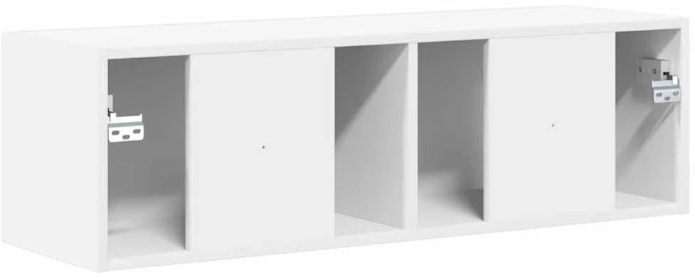 TV staliukas TV sieninė spintelė Balta 98 x 31 x 29,5 cm Apdirbta mediena