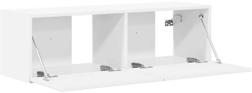 TV staliukas TV sieninė spintelė Balta 98 x 31 x 29,5 cm Apdirbta mediena