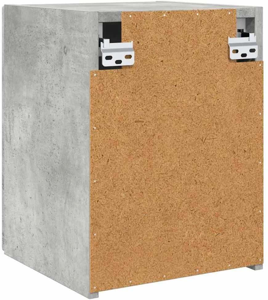 TV staliukas TV sieninė spintelė 30 x 31 x 40 cm Betoninė Apdirbta mediena