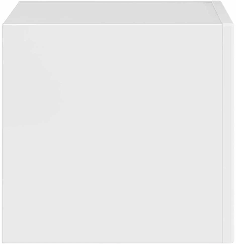 TV staliukas TV sieninė spintelė 39 x 31 x 29,5 cm Blizgus baltas