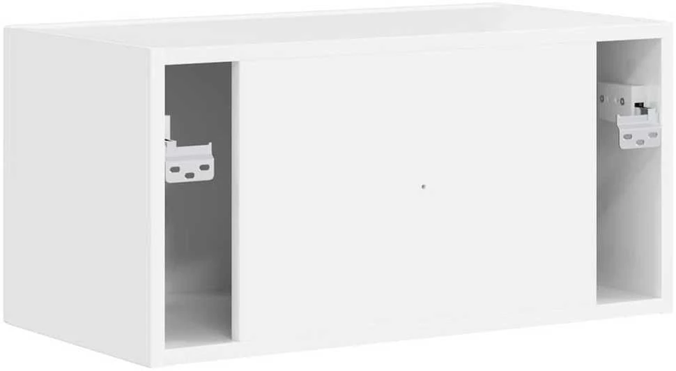 TV staliukas TV sieninė spintelė 60 x 31 x 29,5 cm Blizgus baltas