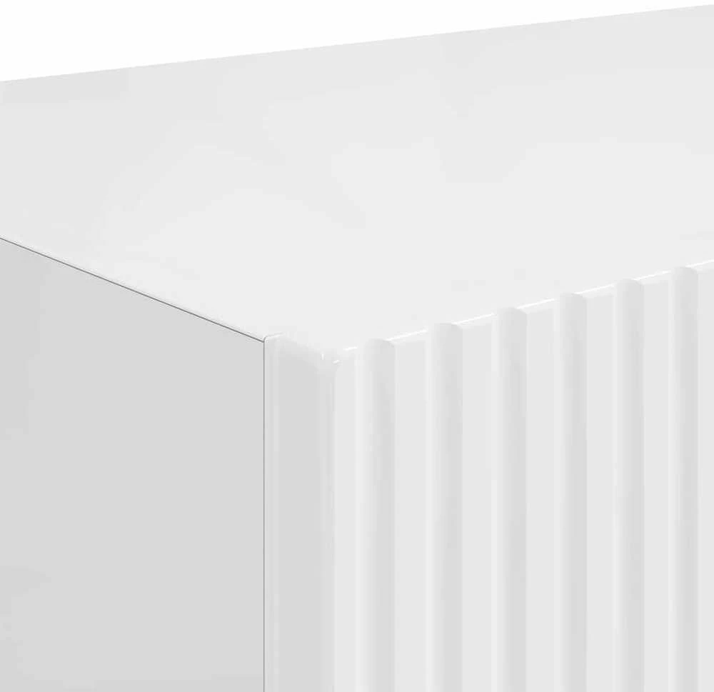 TV staliukas TV sieninė spintelė 60 x 31 x 29,5 cm Blizgus baltas
