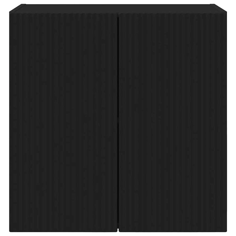 TV staliukas TV sieninė spintelė 59,5 x 31 x 60 cm Juoda Apdirbta mediena