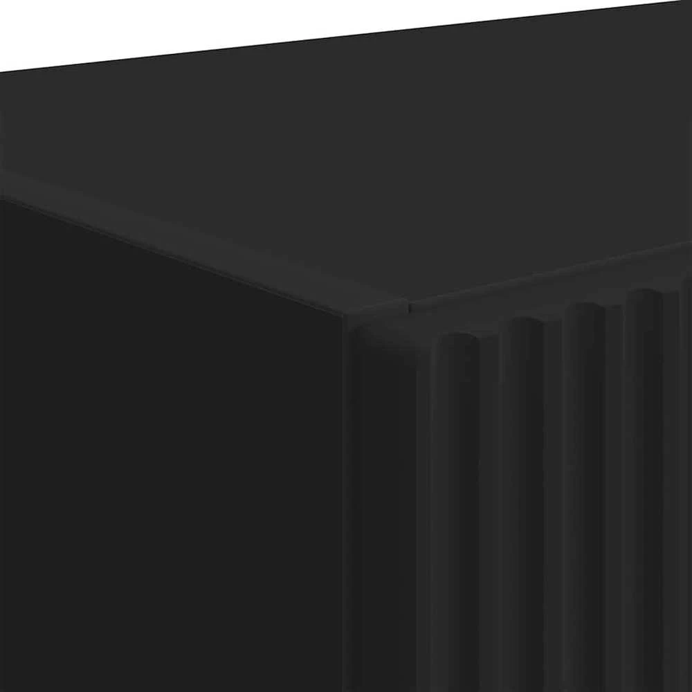 TV staliukas TV sieninė spintelė 59,5 x 31 x 60 cm Juoda Apdirbta mediena