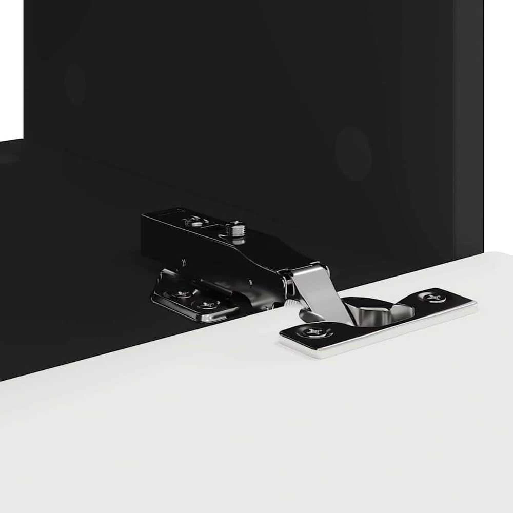 TV staliukas TV sieninė spintelė 39 x 31 x 29,5 cm Juoda Apdirbta mediena