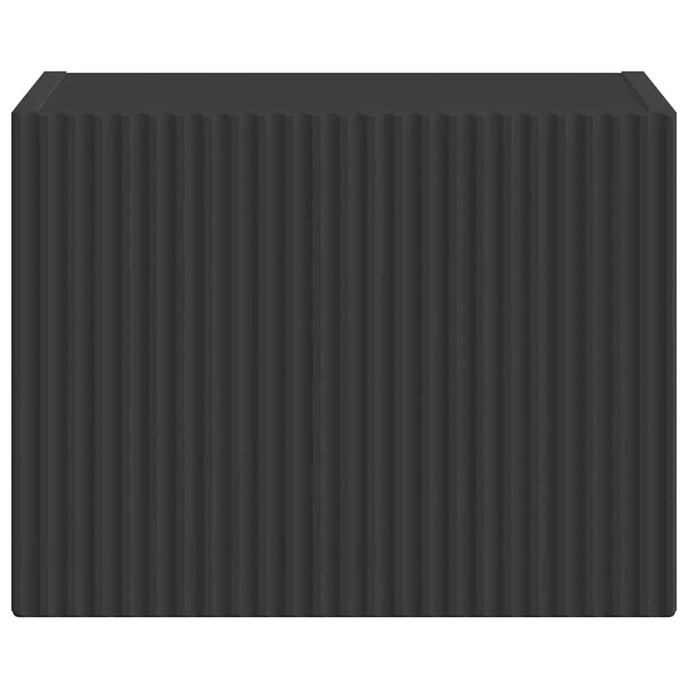 TV staliukas TV sieninė spintelė 39 x 31 x 29,5 cm Juoda Apdirbta mediena
