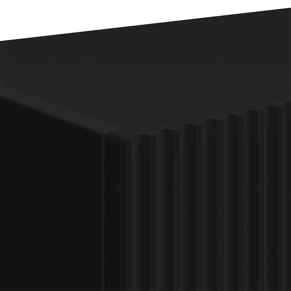 TV staliukas TV sieninė spintelė 78,5 x 31 x 29,5 cm Juoda Apdirbta mediena