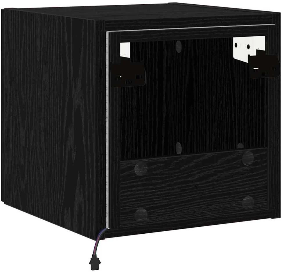 TV staliukas TV sieninė spintelė 30,5 x 35 x 30 cm Juodas ąžuolas
