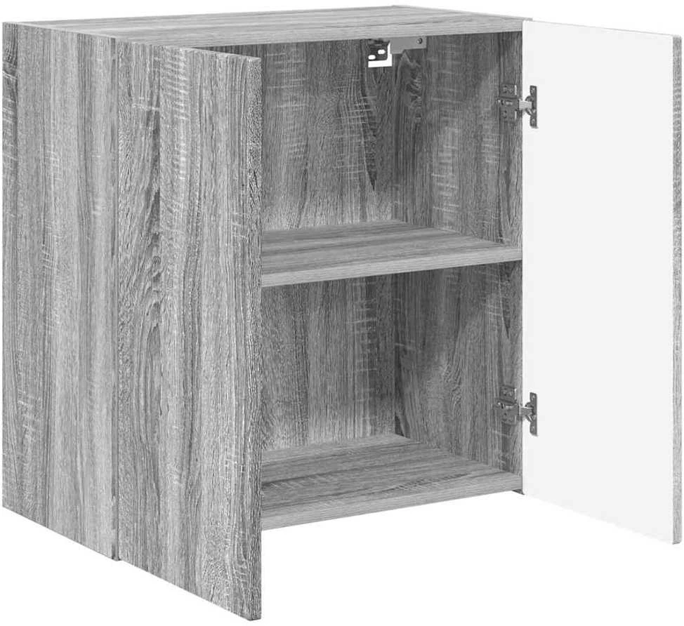 TV staliukas TV sieninė spintelė 59,5 x 31 x 60 cm Pilkas Sonoma
