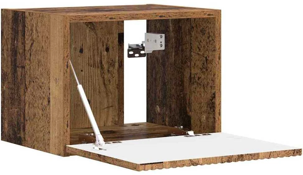 TV staliukas TV sieninė spintelė 39 x 31 x 29,5 cm Senovinis medis