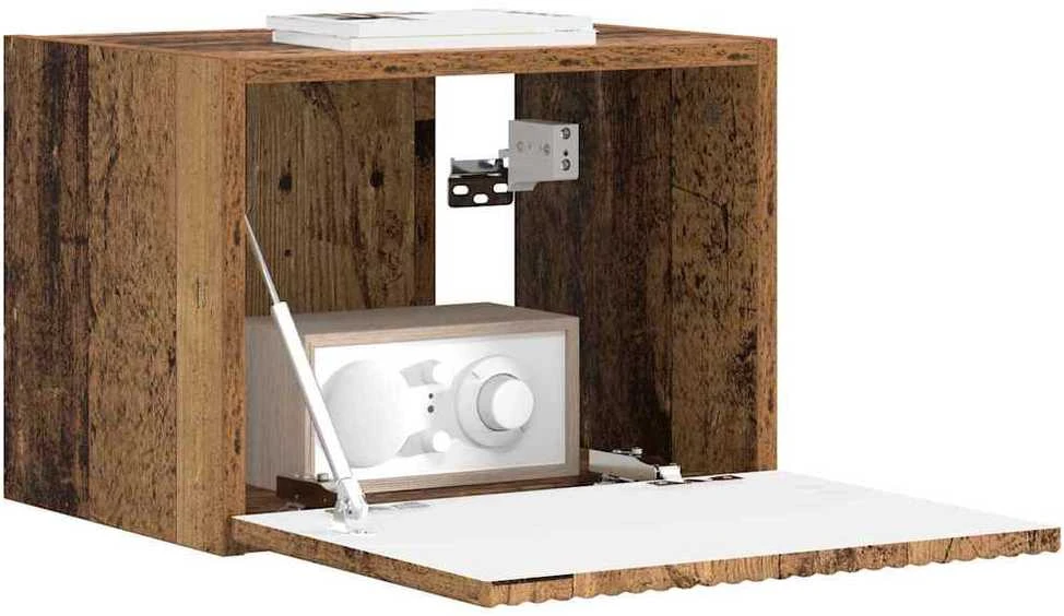 TV staliukas TV sieninė spintelė 39 x 31 x 29,5 cm Senovinis medis