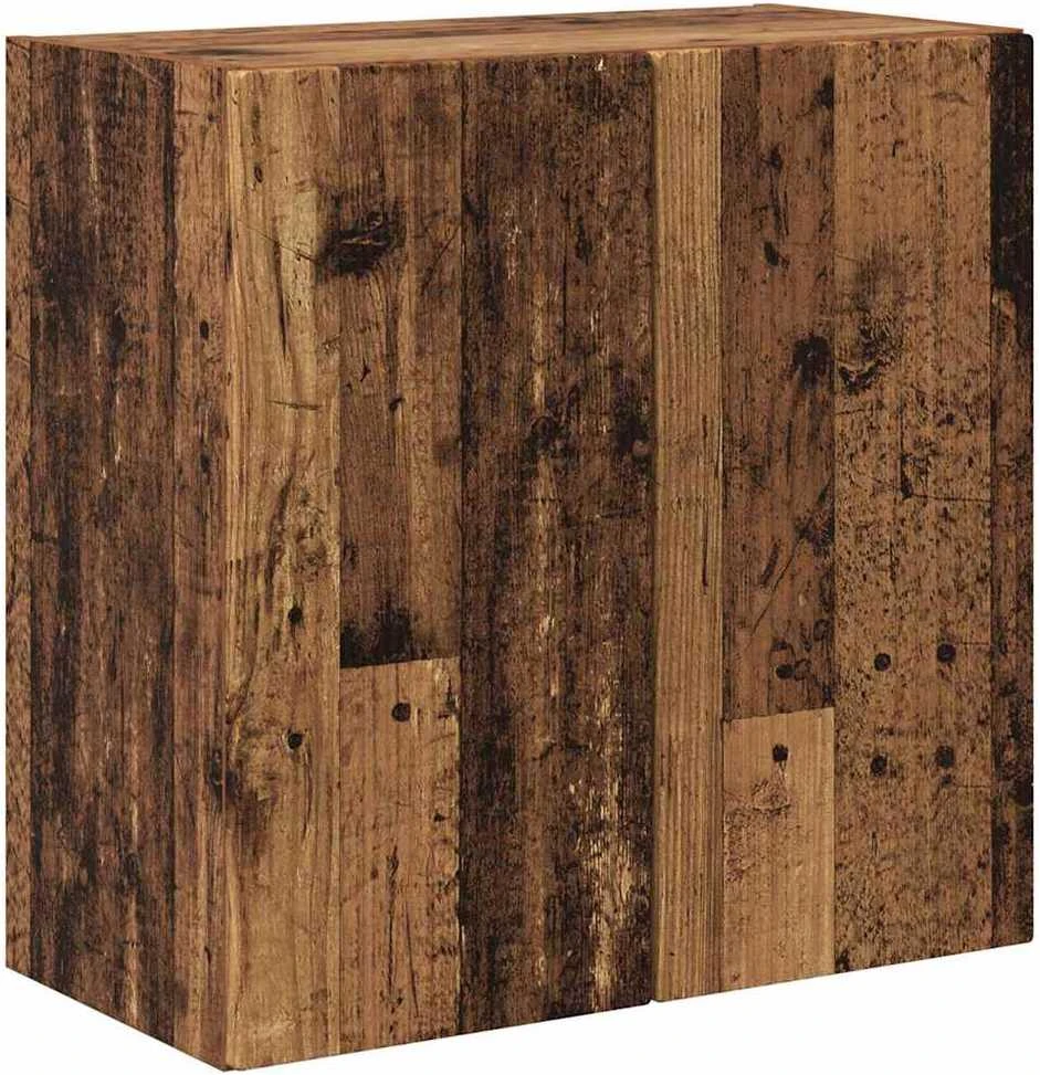 TV staliukas TV sieninė spintelė 59,5 x 31 x 60 cm Senovinis medis