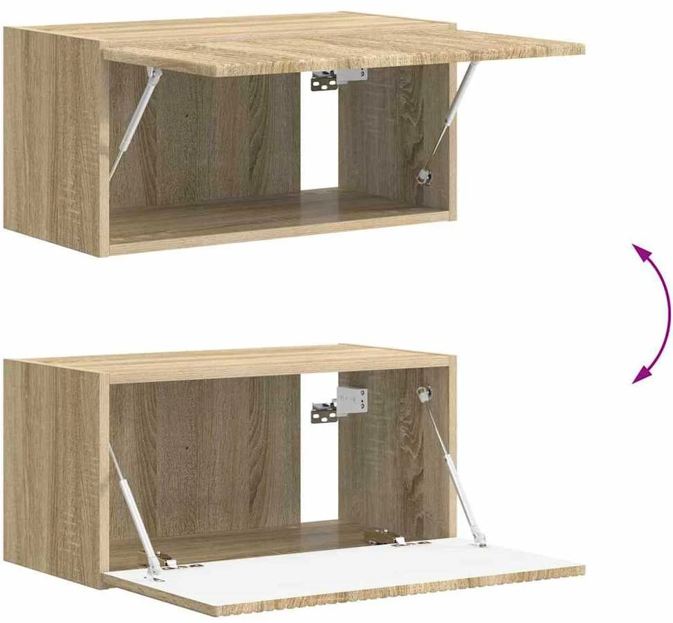 TV staliukas TV sieninė spintelė 60 x 31 x 29,5 cm Sonoma Apdirbta mediena