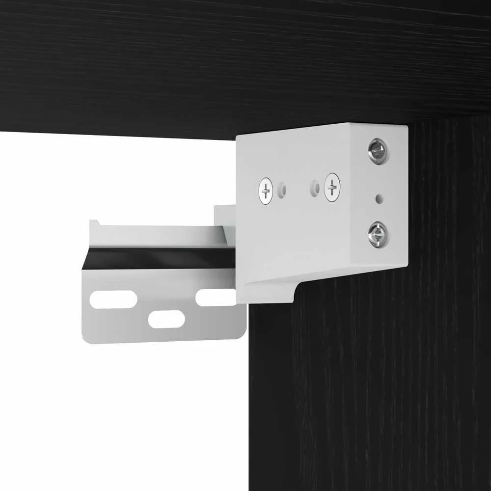 TV staliukas TV sieninė spintelė 80 x 35 x 31 cm Juodas ąžuolas