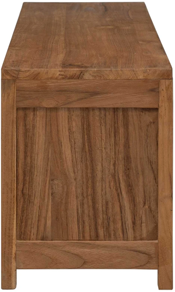 TV staliukas TV spintelė 110 x 30 x 40 cm Natūrali Kieto teka medžio