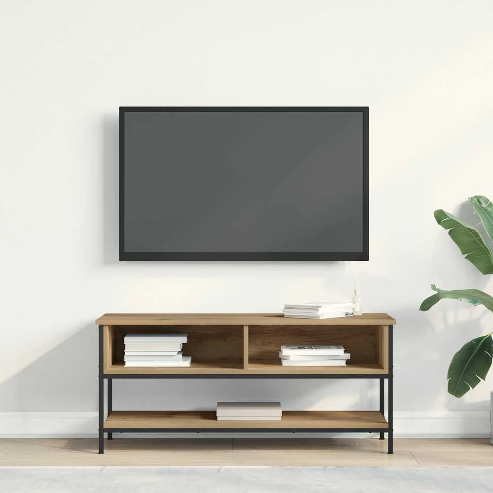 TV staliukas TV spintelių komplektas 100 x 35 x 45 cm Amatininkų ąžuolas