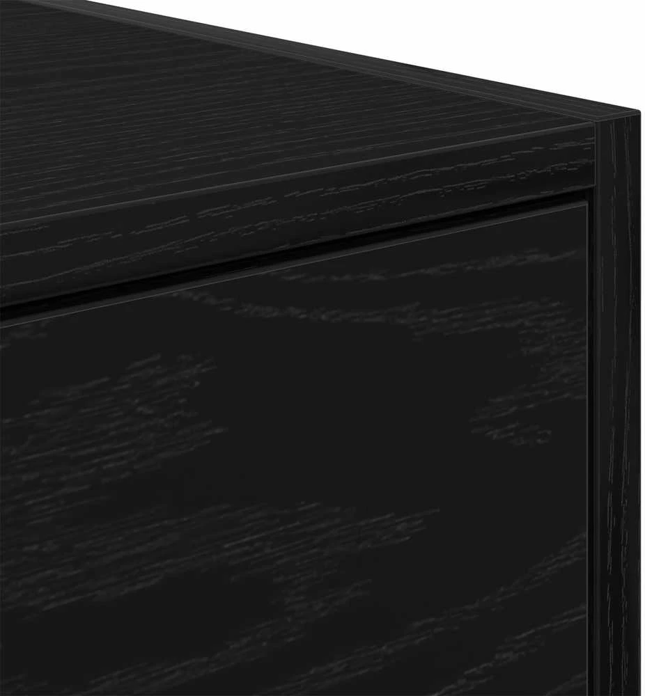 TV staliukas Televizoriaus spintelė 100 x 31 x 25,5 cm juoda ąžuolo