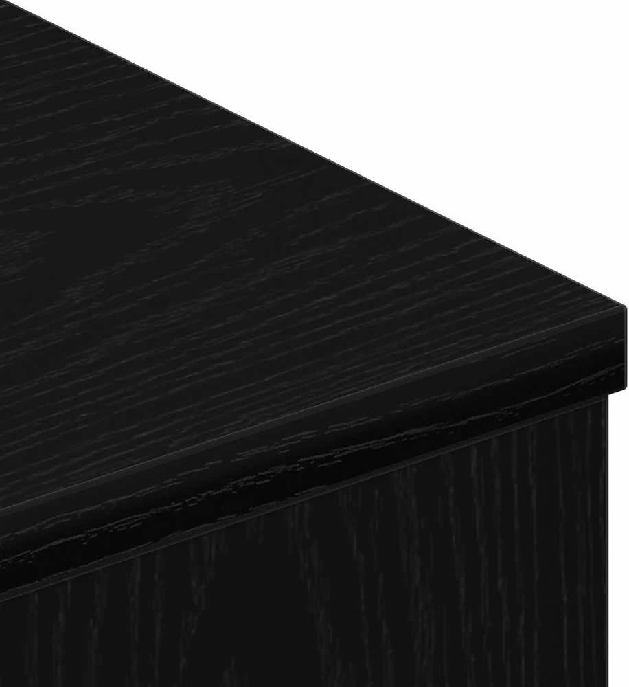 TV staliukas Televizoriaus spintelė 80x34x30 cm Juodas ąžuolas
