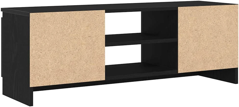 TV staliukas TV spintelė, juodo ąžuolo spalvos, 102x30x36 cm, inžinerinė mediena