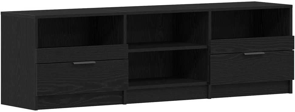 TV staliukas Televizoriaus spintelė 150 x 33,5 x 45 cm Juodas ąžuolas