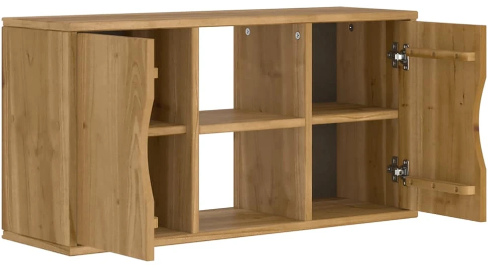 TV staliukas TV spintelė, ODDA, 79x24x40 cm, pušies masyvas