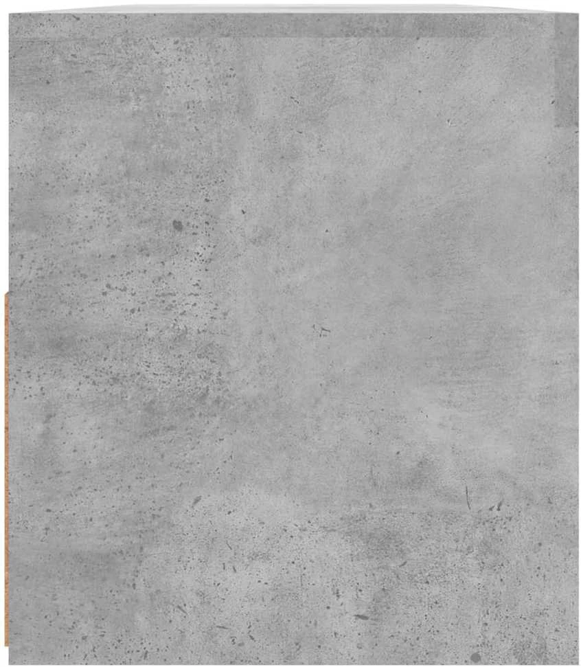 TV staliukas TV spintelė su LED apšvietimu, betono pilka, 90x35x40cm