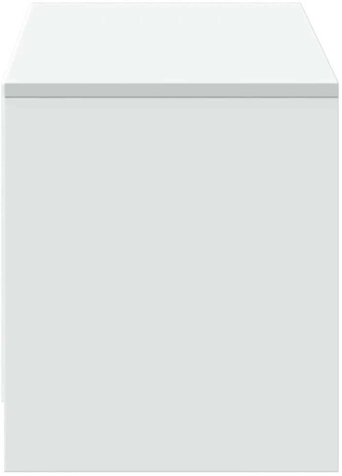 TV staliukas TV spintelė su LED 140 x 34 x 40 cm Baltas Dirbtinė mediena