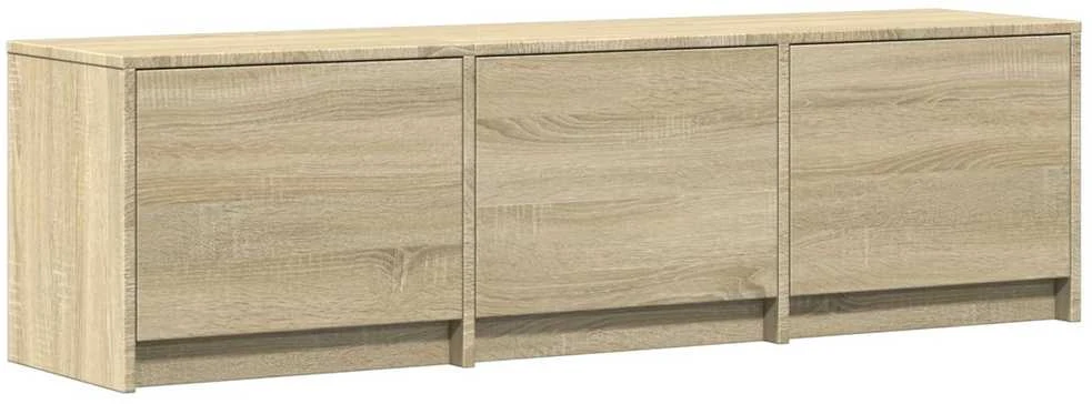 TV staliukas TV spintelė su LED 140 x 34 x 40 cm Sonoma ąžuolas