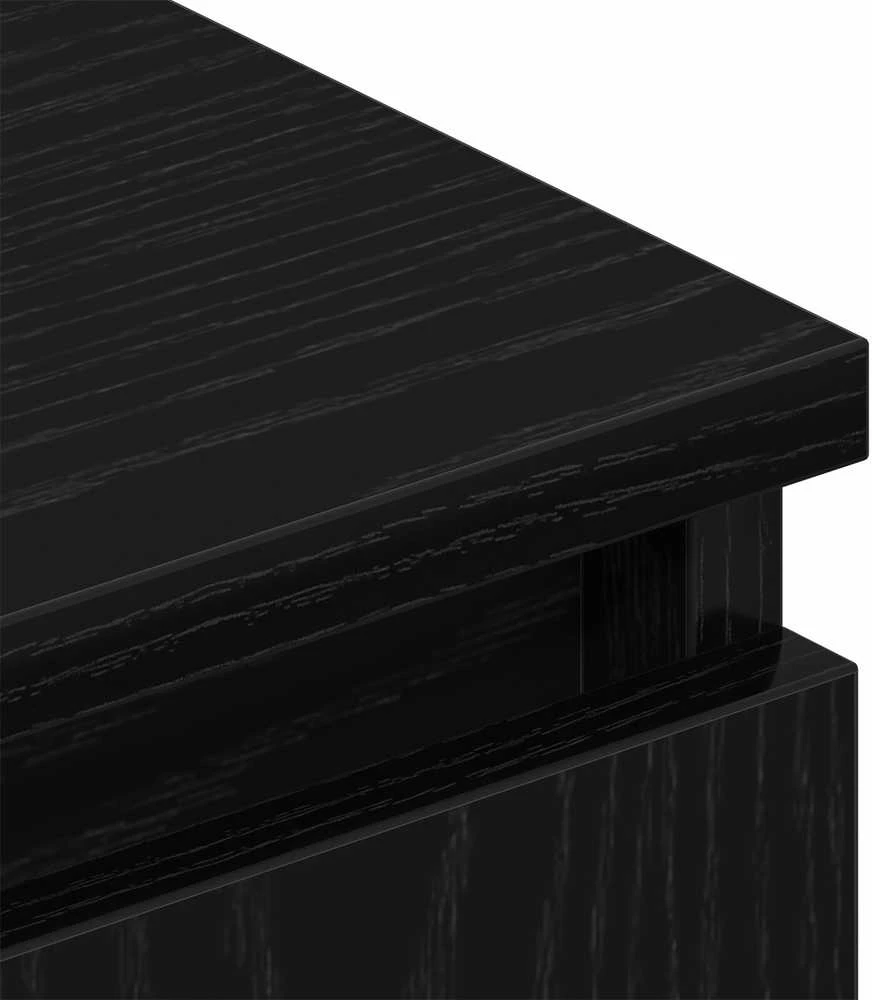 TV staliukas Televizoriaus spintelė 102 x 35 x 50 cm Juodas ąžuolas