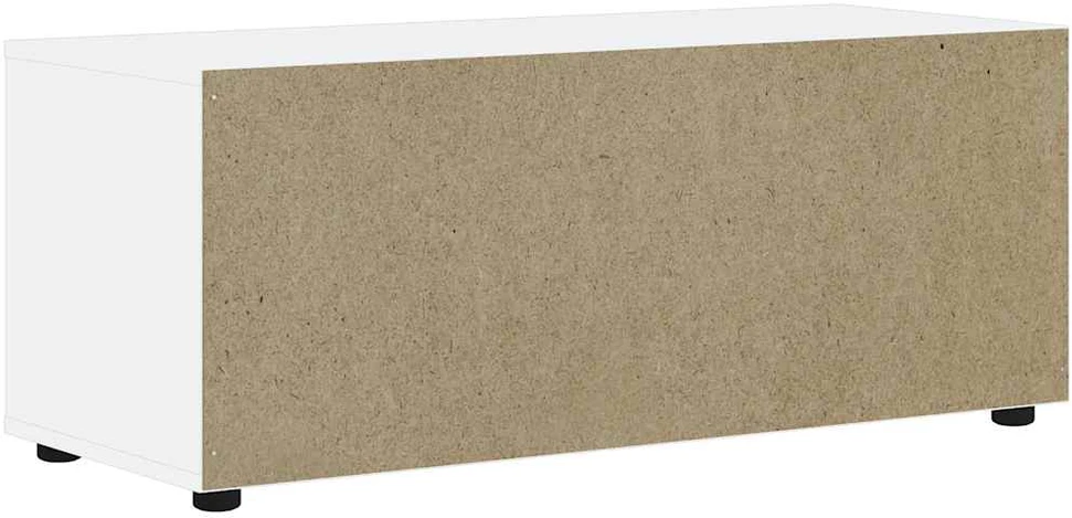 TV staliukas TV spintelė VISNES, balta, 100x40x38 cm, inžinerinė mediena