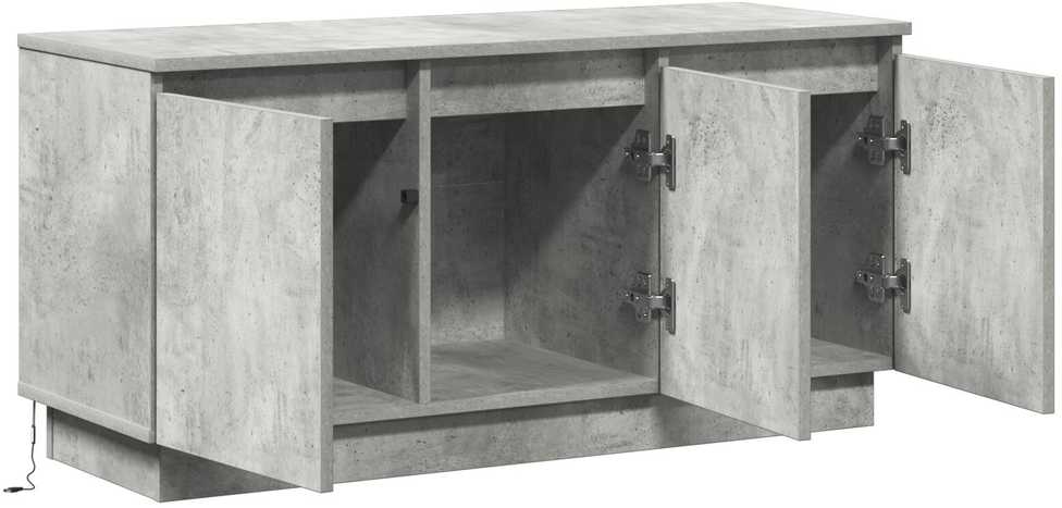 TV staliukas Televizoriaus spintelė 100 x 38 x 49 cm Betono pilka