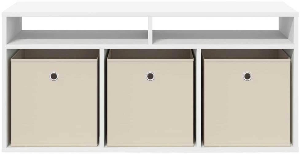 TV staliukas Žemas stalas su stalčių Balta 102 x 32 x 48,5 cm