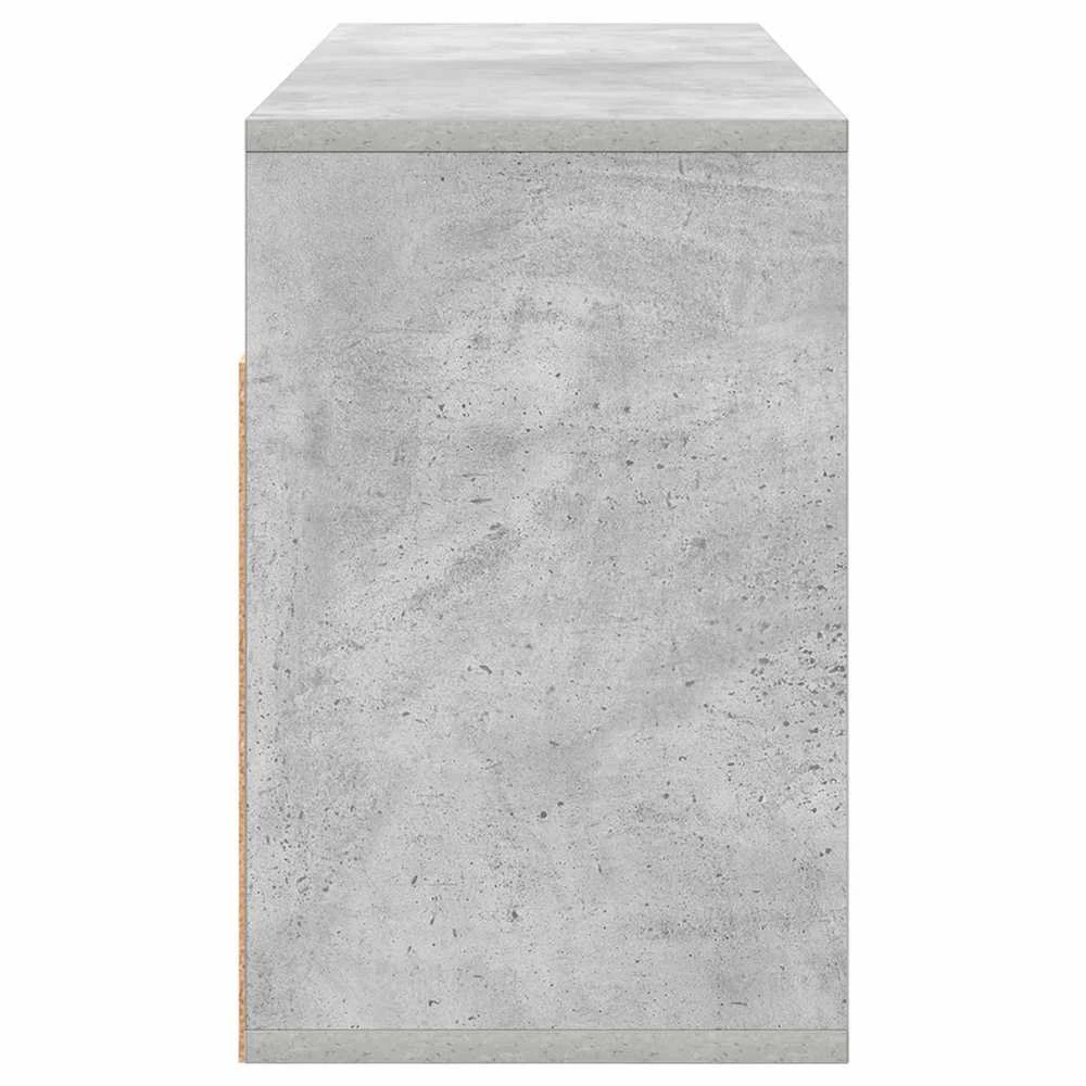 TV staliukas Žemas stalas su stalčių Betono pilka 87 x 27,5 x 43 cm