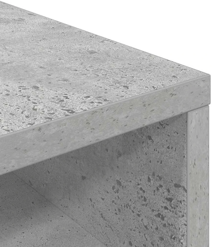 TV staliukas Žemas stalas su stalčių Betono pilka 87 x 27,5 x 43 cm
