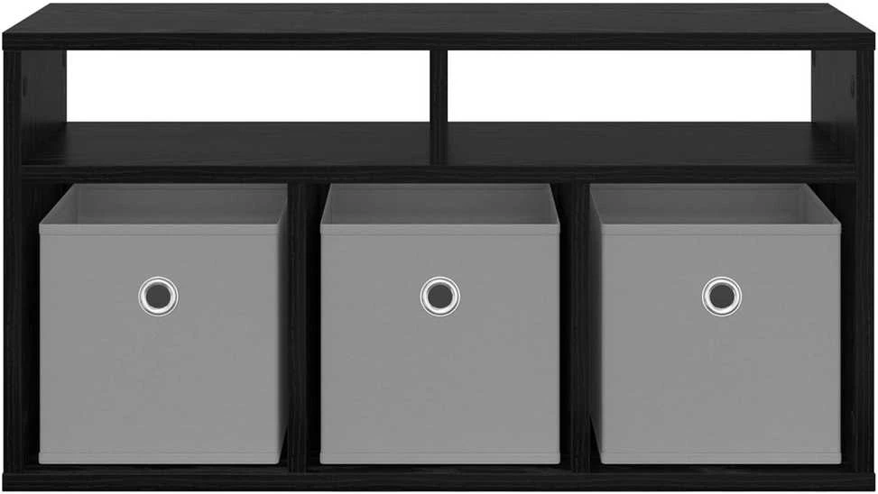 TV staliukas Žemas stalas su stalčių Juodas ąžuolas 72 x 22,5 x 38 cm