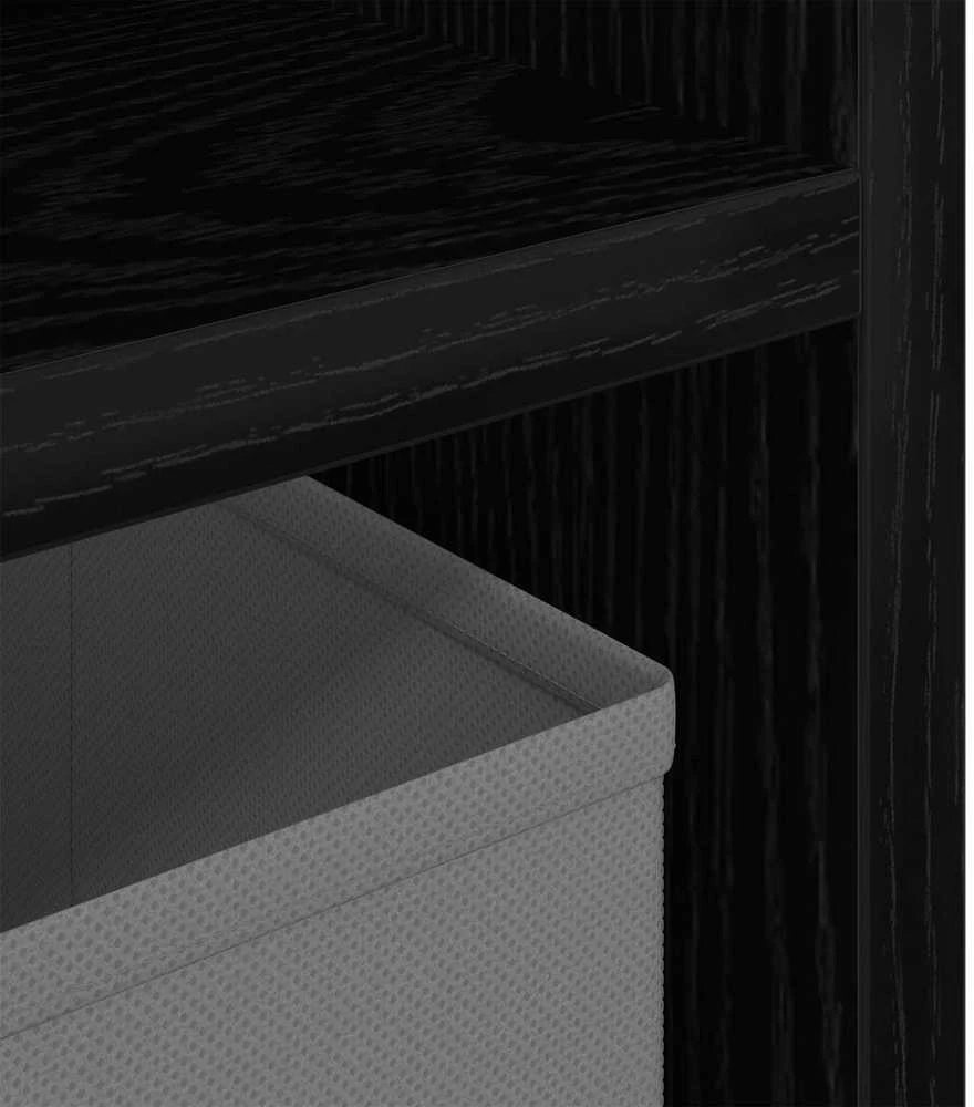 TV staliukas Žemas stalas su stalčių Juodas ąžuolas 72 x 22,5 x 38 cm