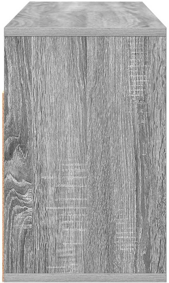 TV staliukas Žemas stalas su stalčių Pilkas Sonoma 87 x 27,5 x 43 cm