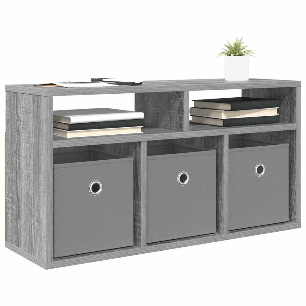 TV staliukas Žemas stalas su stalčių Pilkas Sonoma 72 x 22,5 x 38 cm