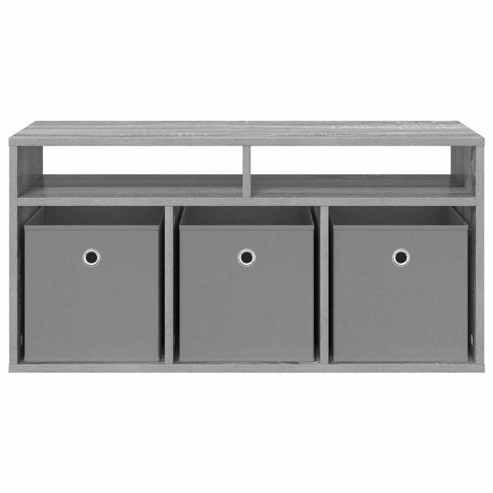 TV staliukas Žemas stalas su stalčių Pilkas Sonoma 87 x 27,5 x 43 cm