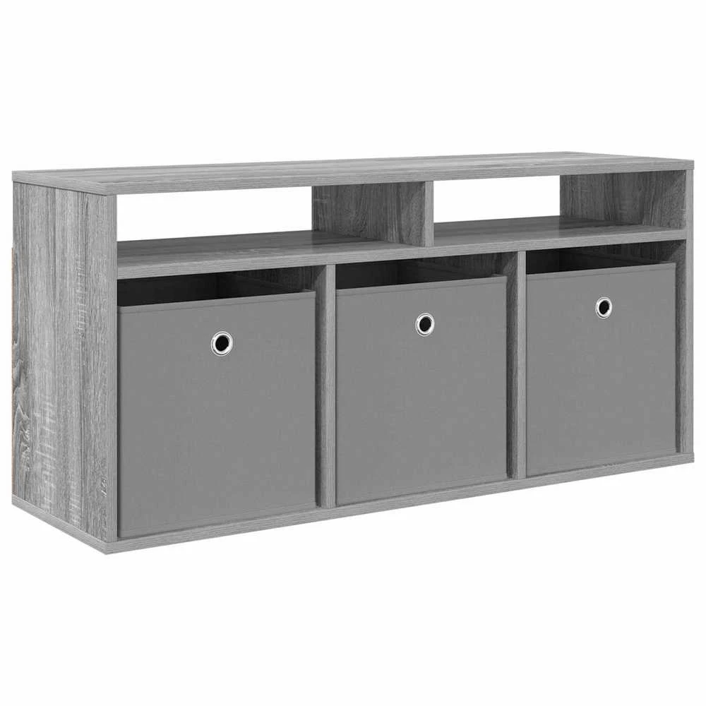TV staliukas Žemas stalas su stalčių Pilkas Sonoma 102 x 32 x 48,5 cm