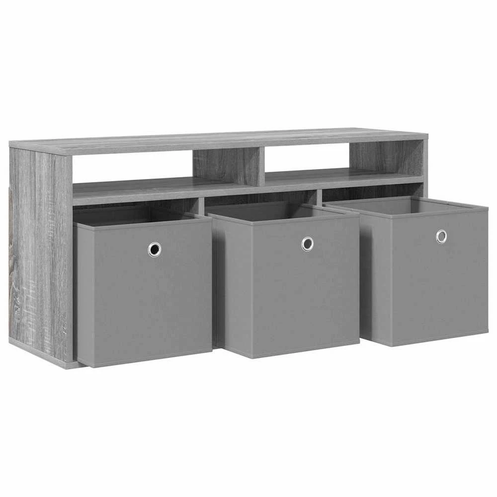 TV staliukas Žemas stalas su stalčių Pilkas Sonoma 102 x 32 x 48,5 cm
