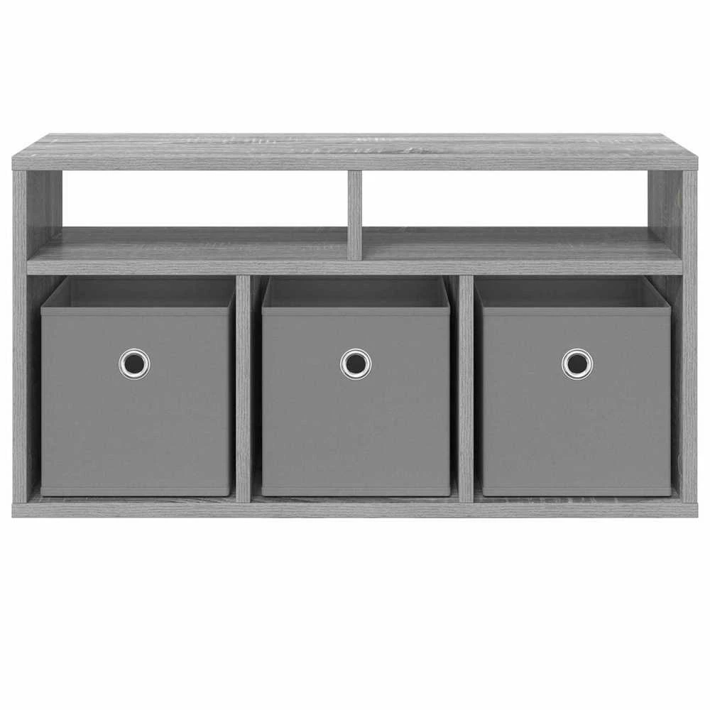 TV staliukas Žemas stalas su stalčių Pilkas Sonoma 72 x 22,5 x 38 cm