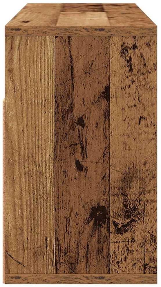 TV staliukas Žemas stalas su stalčių Senas medis 72 x 22,5 x 38 cm