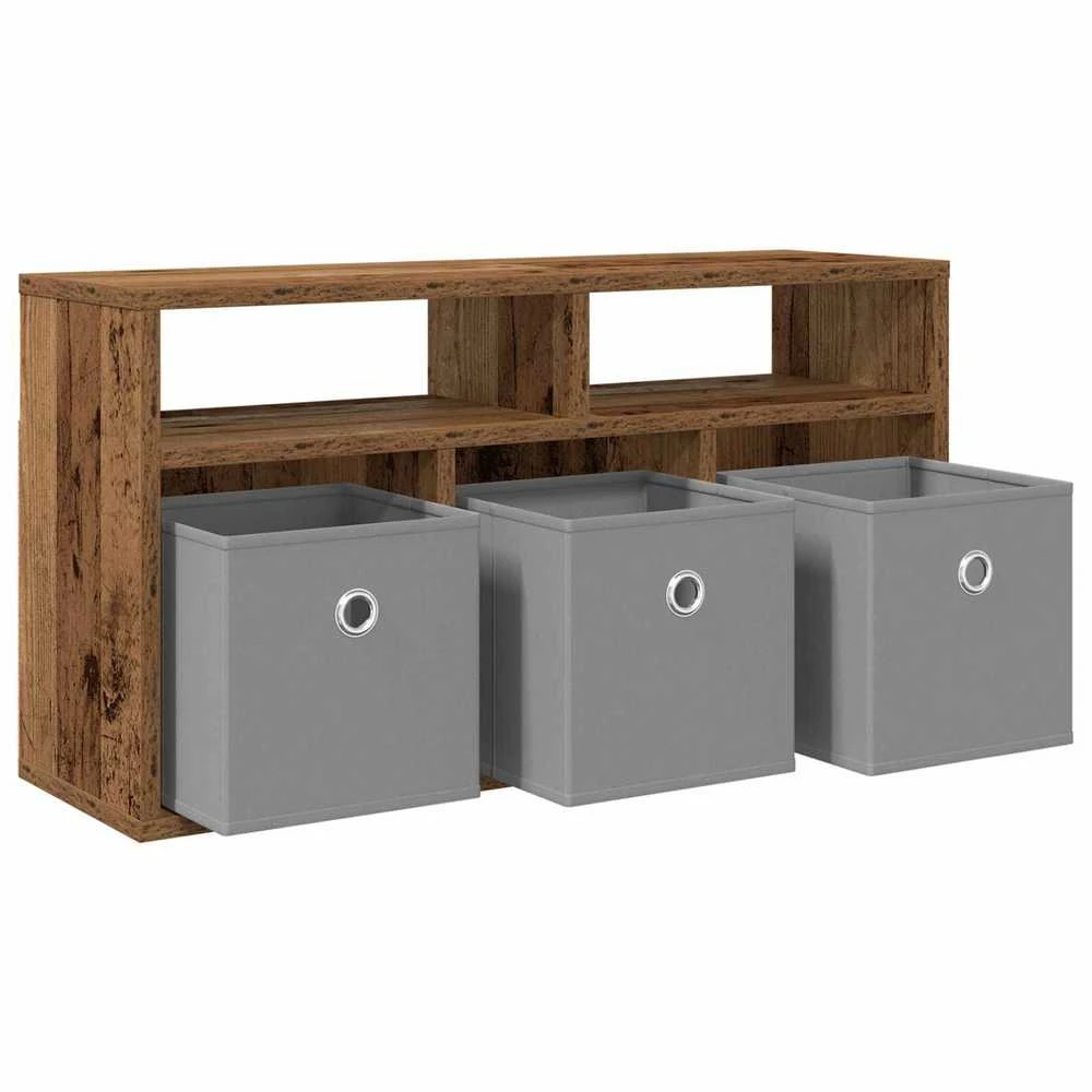 TV staliukas Žemas stalas su stalčių Senas medis 72 x 22,5 x 38 cm