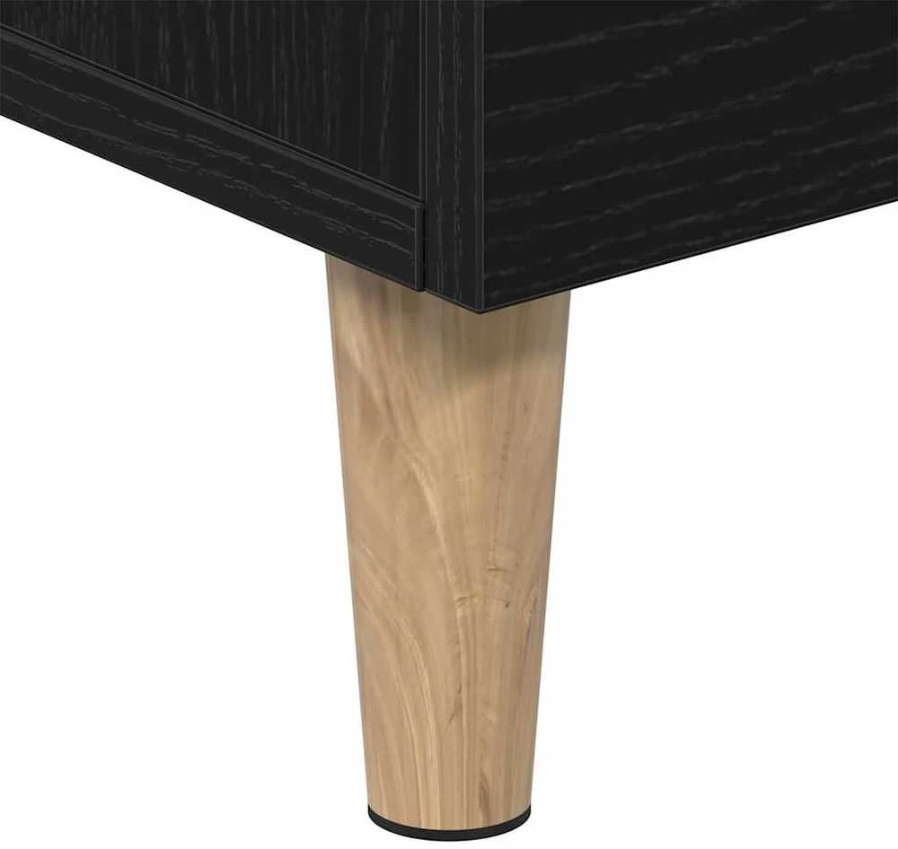 TV staliukas Televizoriaus spintelė 150 x 30 x 50 cm Juodas ąžuolas