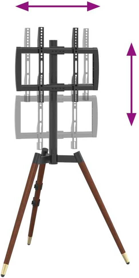 Laikiklis TV trikojis stovas 37-65 colių ekranui, 400x400mm, 40 kg